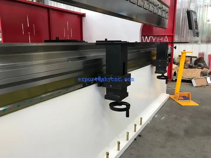 heavy duty front sheet support yawei ahyw 300t4m metal bending machine